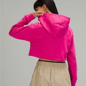 Lululemon All Yours Cropped Hoodie Sonic Pink